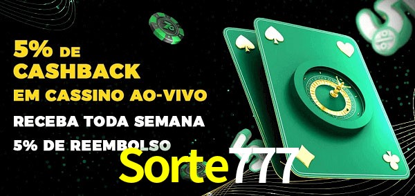 Promoções do cassino ao Vivo Sorte777
